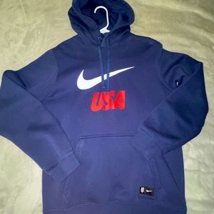 Nike USA Navy Blue fleece hoodie